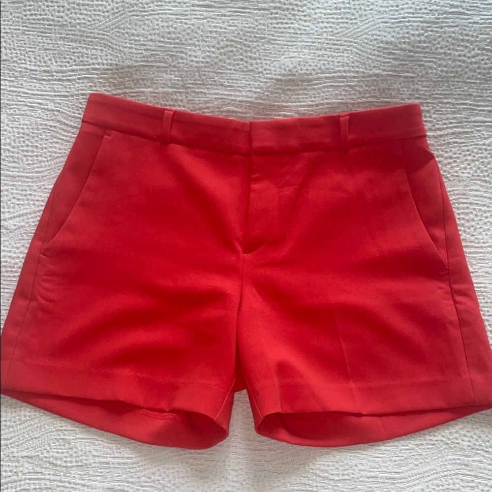 Banana Republic Classic Vibrant Red Women's Shorts